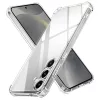 Techsuit - Shockproof Átlátszó Ütésálló Szilikon tok - Samsung Galaxy S24 - Átlátszó