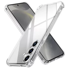   Techsuit - Shockproof Átlátszó Ütésálló Szilikon tok - Samsung Galaxy S24 - Átlátszó