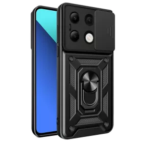   Techsuit - CamShield ütésálló tok - Xiaomi Redmi Note 13 4G - Fekete