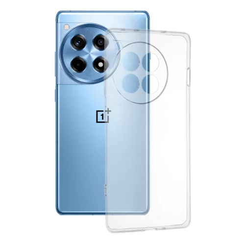 Techsuit - Clear Silicone - OnePlus 12R - Átlátszó tok