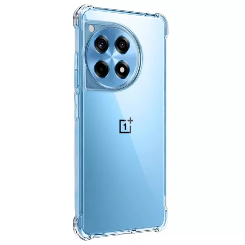 Techsuit - Shockproof Átlátszó Ütésálló Szilikon tok - OnePlus 12R - Átlátszó