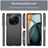 Techsuit - Carbon szilikon tok - Xiaomi Redmi A3 / Redmi A3x - Fekete