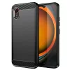 Techsuit - Carbon szilikon tok - Samsung Galaxy Xcover7 - Fekete