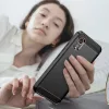 Techsuit - Carbon szilikon tok - Samsung Galaxy Xcover7 - Fekete