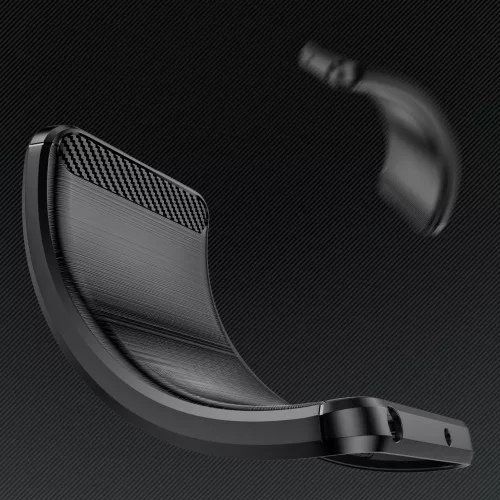 Techsuit - Carbon szilikon tok - Samsung Galaxy Xcover7 - Fekete