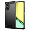 Techsuit - Carbon szilikon tok - Realme C67 4G - Fekete