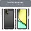 Techsuit - Carbon szilikon tok - Realme C67 4G - Fekete