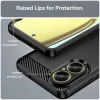 Techsuit - Carbon szilikon tok - Realme C67 4G - Fekete