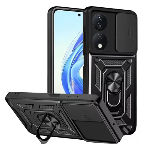 Techsuit - CamShield ütésálló tok - Honor X7b / X7b 5G / 90 SMART - Fekete