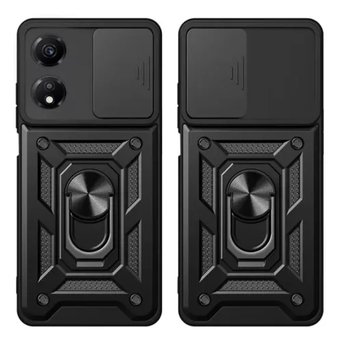 Techsuit - CamShield ütésálló tok - Honor X7b / X7b 5G / 90 SMART - Fekete
