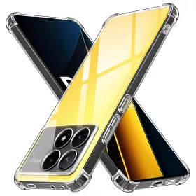   Techsuit - Shockproof Átlátszó Ütésálló Szilikon tok - Xiaomi Poco X6 Pro - Átlátszó