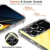 Techsuit - Shockproof Átlátszó Ütésálló Szilikon tok - Xiaomi Poco X6 Pro - Átlátszó