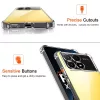 Techsuit - Shockproof Átlátszó Ütésálló Szilikon tok - Xiaomi Poco X6 Pro - Átlátszó