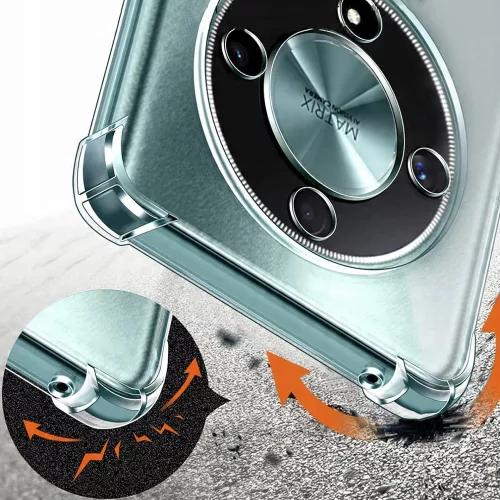 Techsuit - Shockproof Átlátszó Ütésálló Szilikon tok - Honor Magic6 Lite - Átlátszó