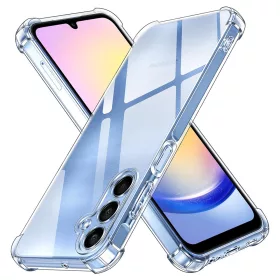   Techsuit - Shockproof Átlátszó Ütésálló Szilikon tok - Samsung Galaxy A25 5G - Átlátszó