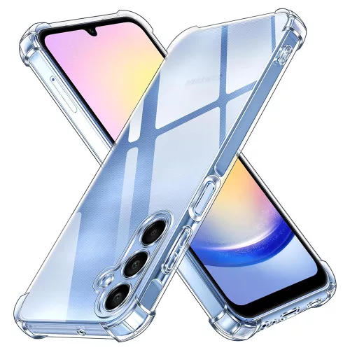Techsuit - Shockproof Átlátszó Ütésálló Szilikon tok - Samsung Galaxy A25 5G - Átlátszó
