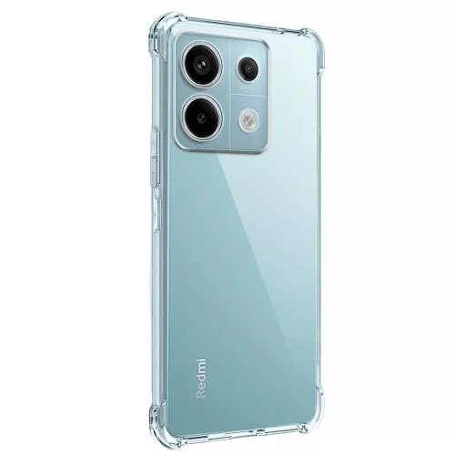 Techsuit - Shockproof Átlátszó Ütésálló Szilikon tok - Xiaomi Redmi Note 13 Pro 5G / Poco X6 - Átlátszó