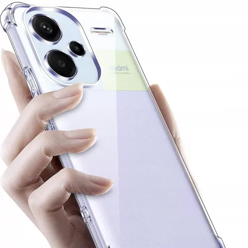 Techsuit - Shockproof Átlátszó Ütésálló Szilikon tok - Xiaomi Redmi Note 13 Pro+ 5G - Átlátszó