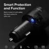 Ringke - Car Charger - USB, 2x Type-C, PD30W, QC3.0, with Ambiental Light - Black