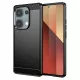 Techsuit - Carbon szilikon tok - Xiaomi Redmi Note 13 Pro 4G / Poco M6 Pro 4G - Fekete