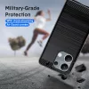 Techsuit - Carbon szilikon tok - Xiaomi Redmi Note 13 Pro 4G / Poco M6 Pro 4G - Fekete