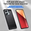 Techsuit - Carbon szilikon tok - Xiaomi Redmi Note 13 Pro 4G / Poco M6 Pro 4G - Fekete