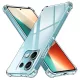 Techsuit - Shockproof Átlátszó Ütésálló Szilikon tok - Xiaomi Redmi Note 13 Pro 4G / Poco M6 Pro 4G - Átlátszó