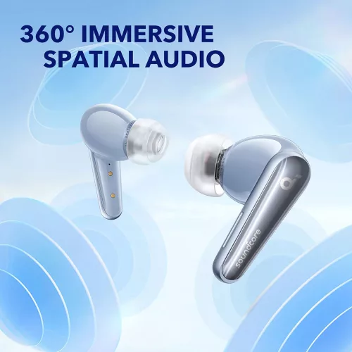 Anker - Vezeték nélküli fülhallgató SoundCore Liberty 4 (A3953G31) - Valódi vezeték nélküli, ANC - Égszínkék