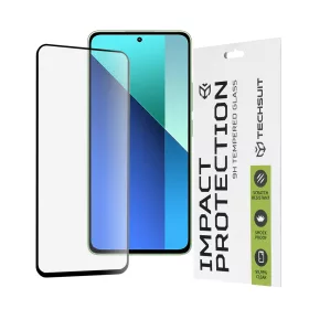   Techsuit - 111D Full Cover / Full Glue üvegfólia - Xiaomi Redmi Note 13 4G - Fekete széllel