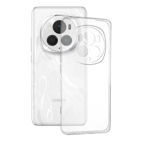 Techsuit - Clear Silicone tok - Honor Magic 6 Pro - Átlátszó
