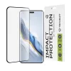 Techsuit - 111D Full Cover / Full Glue üvegfólia / 3D kerekített szélű kijelzőhöz - Honor Magic6 Pro - Fekete széllel