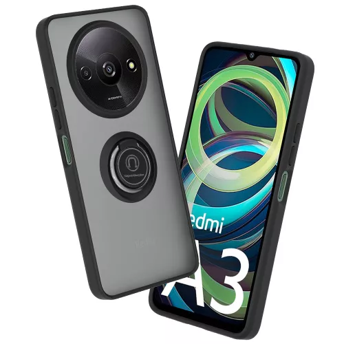 Techsuit - Glinth - Xiaomi Redmi A3 / Redmi A3x - Fekete