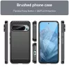 Techsuit - Carbon szilikon tok - Google Pixel 9 Pro / 9 - Fekete