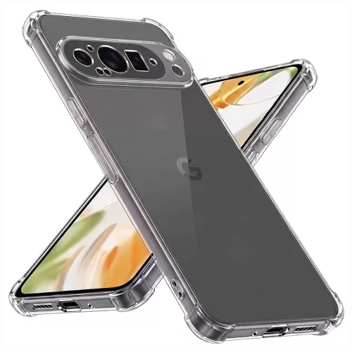 Techsuit - Shockproof Átlátszó Ütésálló Szilikon tok - Google Pixel 9 Pro - Átlátszó