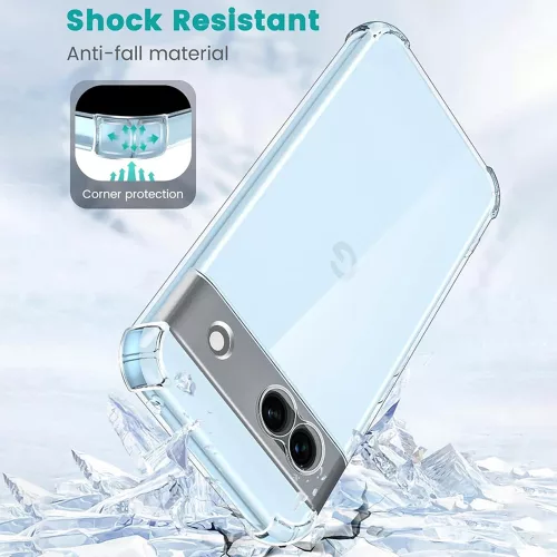 Techsuit - Shockproof Átlátszó Ütésálló Szilikon tok - Google Pixel 9 Pro - Átlátszó