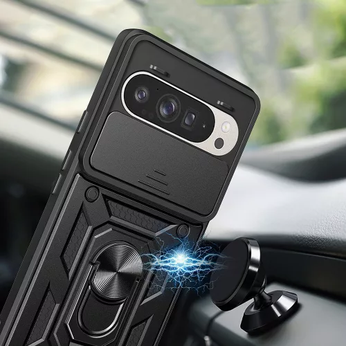 Techsuit - CamShield ütésálló tok - Google Pixel 9 / 9 Pro - Fekete