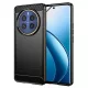 Techsuit - Carbon szilikon tok - Realme 12 Pro / 12 Pro+ - Fekete