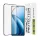 Techsuit - 111D Full Cover / Full Glue üvegfólia / 3D kerekített szélű kijelzőhöz - Realme 12 Pro / 12 Pro+ - Fekete széllel