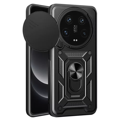 Techsuit - CamShield ütésálló tok - Xiaomi 14 Ultra - Fekete