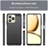 Techsuit - Carbon szilikon tok - Realme C51 / Note 50 - Fekete