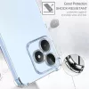 Techsuit - Shockproof Átlátszó Ütésálló Szilikon tok - Realme C51 / Note 50 - Átlátszó