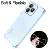 Techsuit - Shockproof Átlátszó Ütésálló Szilikon tok - Realme C51 / Note 50 - Átlátszó