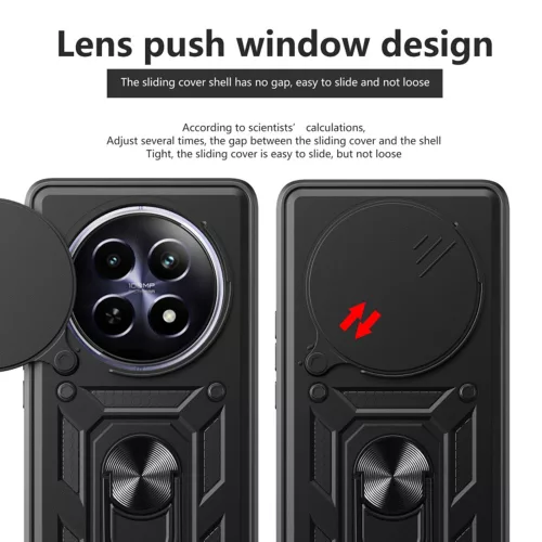 Techsuit - CamShield ütésálló tok - Honor Magic6 Pro - Fekete