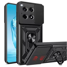 Techsuit - CamShield ütésálló tok - OnePlus 12R - Fekete