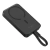 Baseus - Power Bank Mágneses Mini (P1002210B113-00) - MagSafe, 2x USB-C, Lightning, 30W, Gyorstöltés, 10000mAh - Fekete