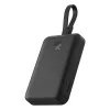 Baseus - Power Bank Mágneses Mini (P1002210B113-00) - MagSafe, 2x USB-C, Lightning, 30W, Gyorstöltés, 10000mAh - Fekete