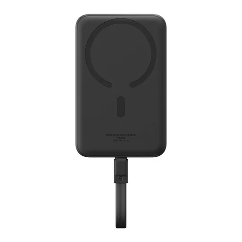 Baseus - Power Bank Mágneses Mini (P1002210B113-00) - MagSafe, 2x USB-C, Lightning, 30W, Gyorstöltés, 10000mAh - Fekete