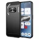 Techsuit - Carbon szilikon tok - Nothing Phone (2a) / (2a) Plus - Fekete