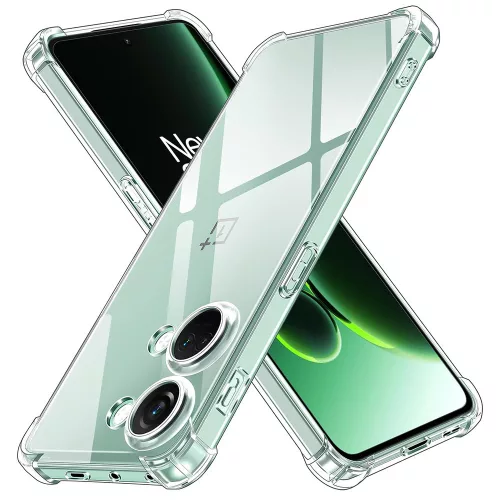 Techsuit - Shockproof Átlátszó Ütésálló Szilikon tok - OnePlus Nord 3 - Átlátszó