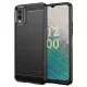 Techsuit - Carbon szilikon tok - Nokia C32 - Fekete